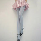 Nylon Elastane Solid Color Opaque Tights