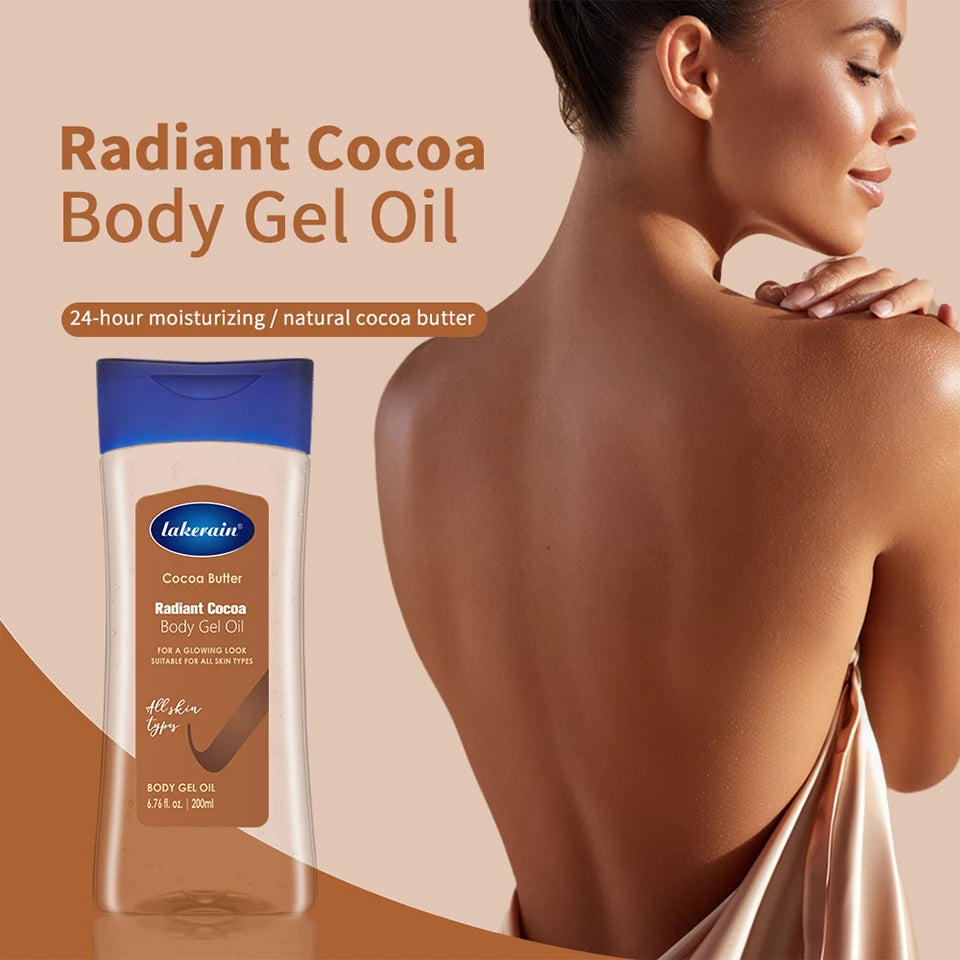 Cocoa Butter Body Gel Oil Moisturizing Skincare Treatment 200ml