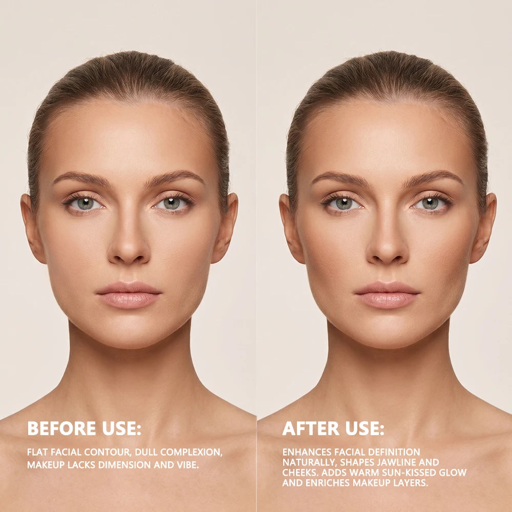 Matte Powder Bronzer Face Contour Makeup
