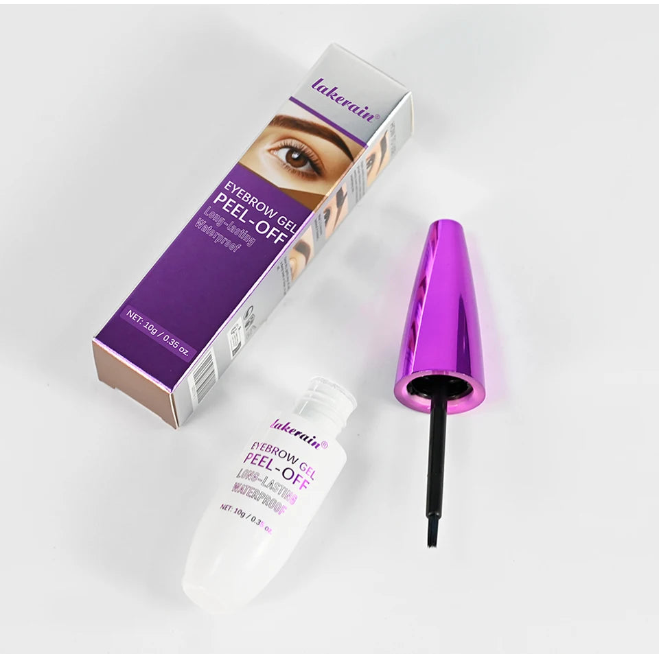 Waterproof Peel Off Eyebrow Tint Gel Long Lasting Tattoo Cream