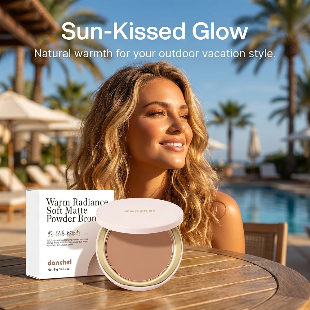 Matte Powder Bronzer Face Contour Makeup - 7