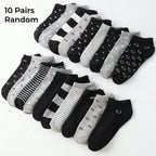 Polyester Elastane Low Cut Casual Socks