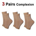 Nylon Spandex Ankle Compression Support Socks