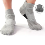 Polyester Elastane Mens Athletic Sports Socks 10 Pairs
