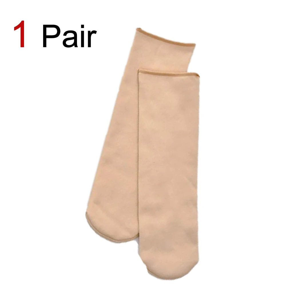 Thick Lined Polyester Elastane Thermal Socks - 10