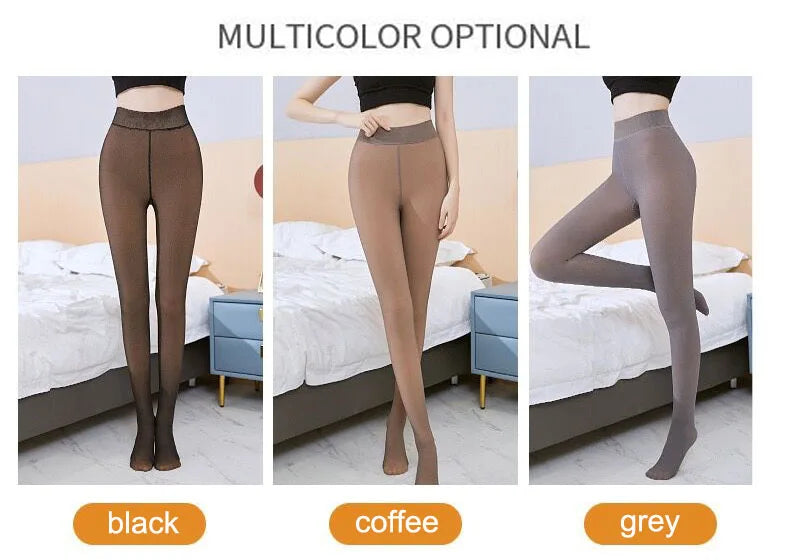 Fleece Lined Thermal Winter Tights For Women
