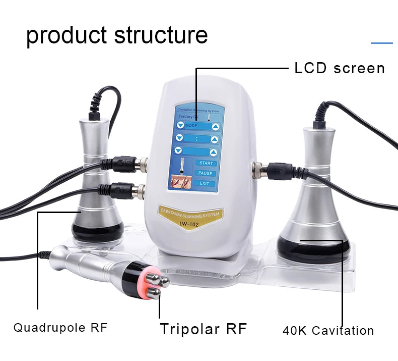 40K Ultrasonic Cavitation and Radio Frequency Body Slimming Machine - 9