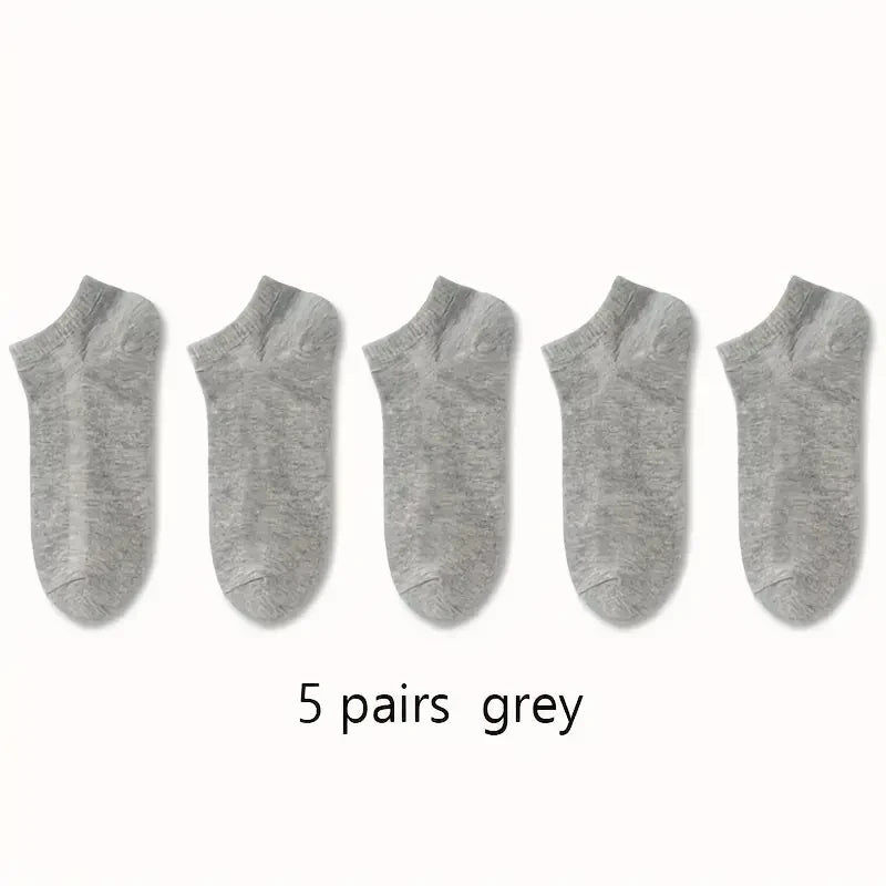 Mens Polyester Spandex Low Cut Ankle Socks - 15