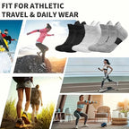 Polyester Elastane Athletic Ankle Socks