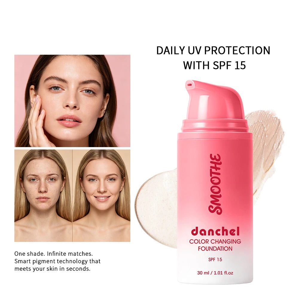 Color Changing Cream Foundation Skin Tone Matching Makeup 30ml