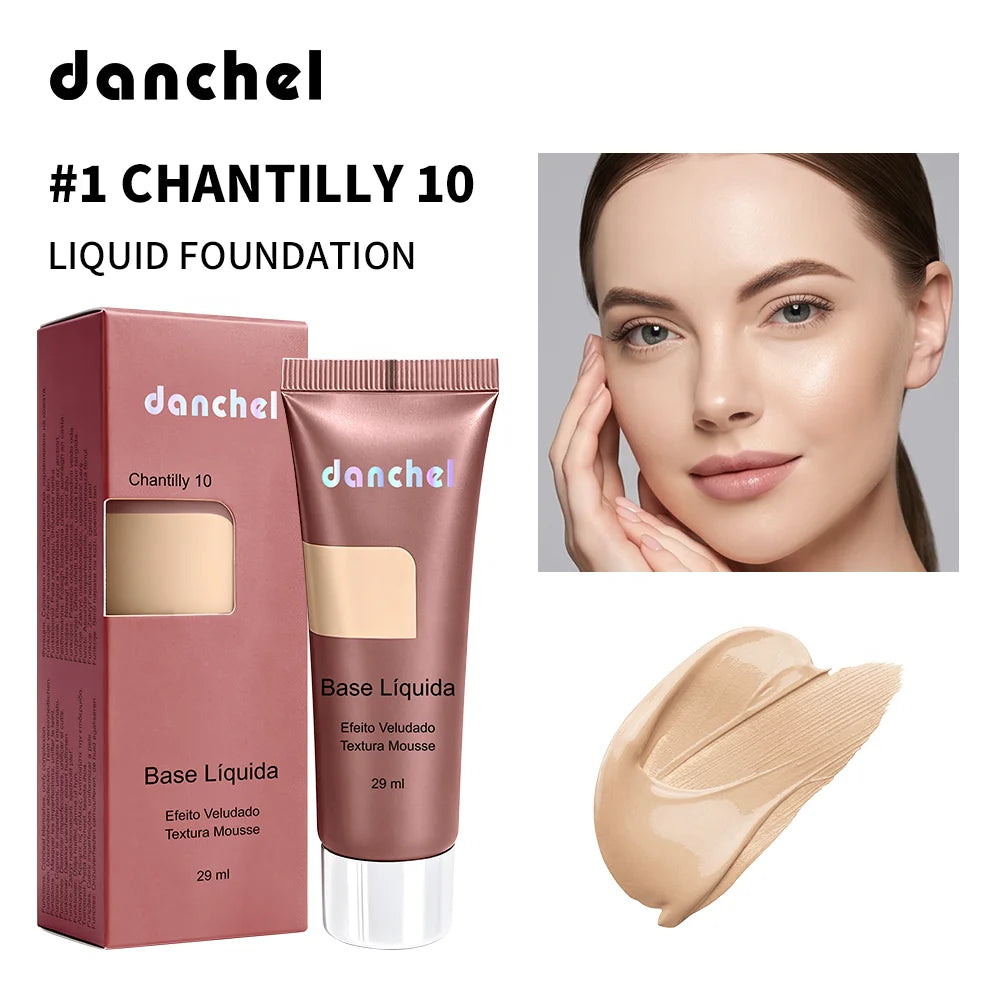 Liquid Foundation Velvet Matte Face Makeup - 28