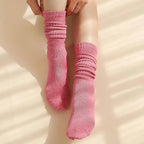 Polyester Elastane Slouch Casual Socks Five Pack