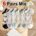 Polyester Elastane Low Cut Breathable Summer Socks