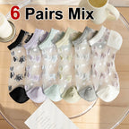 Polyester Elastane Low Cut Breathable Summer Socks