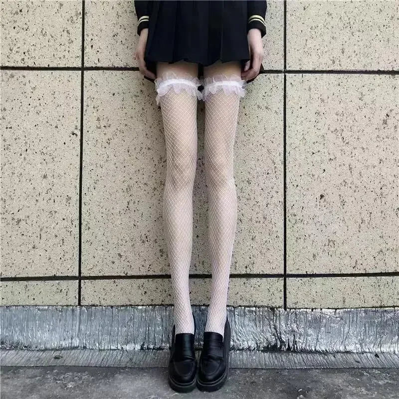 Nylon Thigh High Stockings For Women
