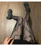 Floral Lace Mesh Women Tights