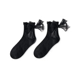 Polyester Lace Ruffle Lolita Socks Mid Tube Casual Wear