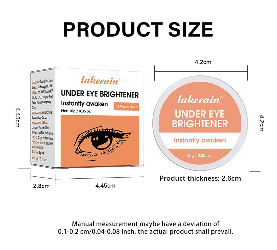 Cream Under Eye Brightening Concealer Dark Circle Corrector