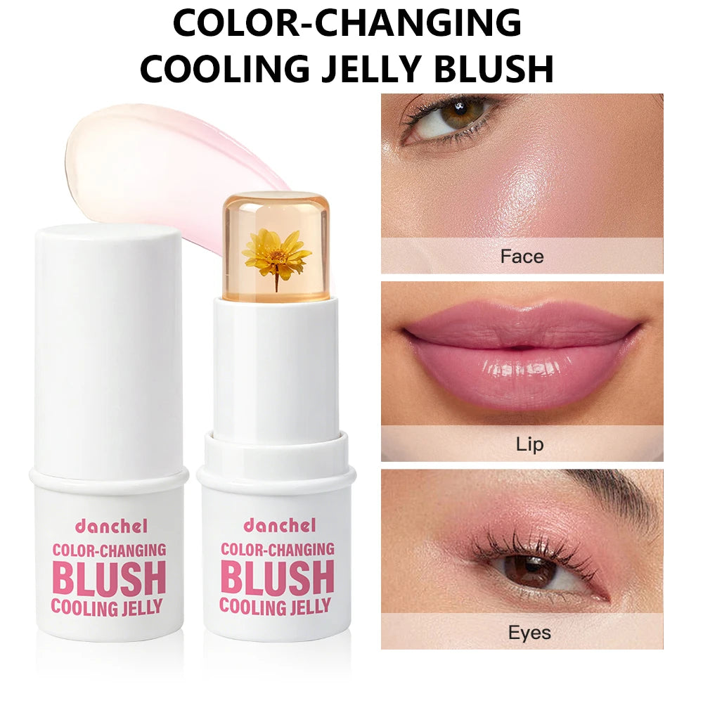 Color Changing Jelly Blush Stick For Lips And Cheeks