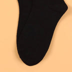 Polyester Elastane Crew Socks Letter Graphic Footwear