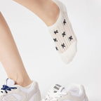 Cotton Mesh No Show Liner Socks for Women