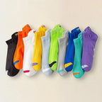 Polyester Spandex Ankle Socks Breathable Sports Casual Footwear
