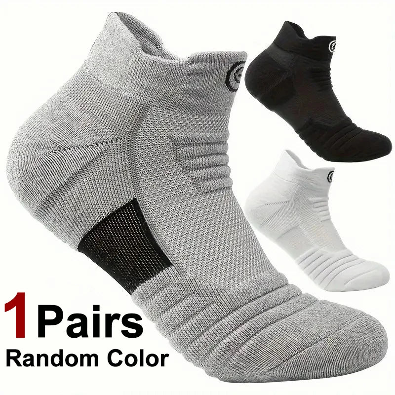 Polyester Spandex Athletic Ankle Socks
