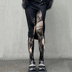 Nylon Mesh Ripped Fishnet Stockings