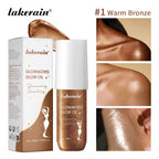 Vanilla Scented Moisturizing Body Oil for Dry Skin Hydration