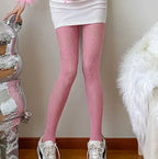 Floral Pattern Nylon Pantyhose Tights