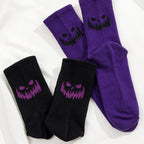 Unisex Halloween Themed Polyester Crew Socks