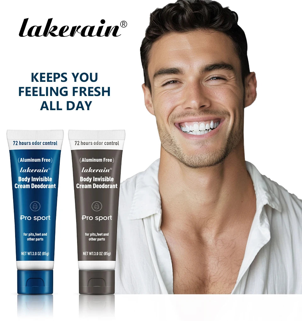 Invisible Body Deodorant Cream 72 Hour Odor Protection - 7