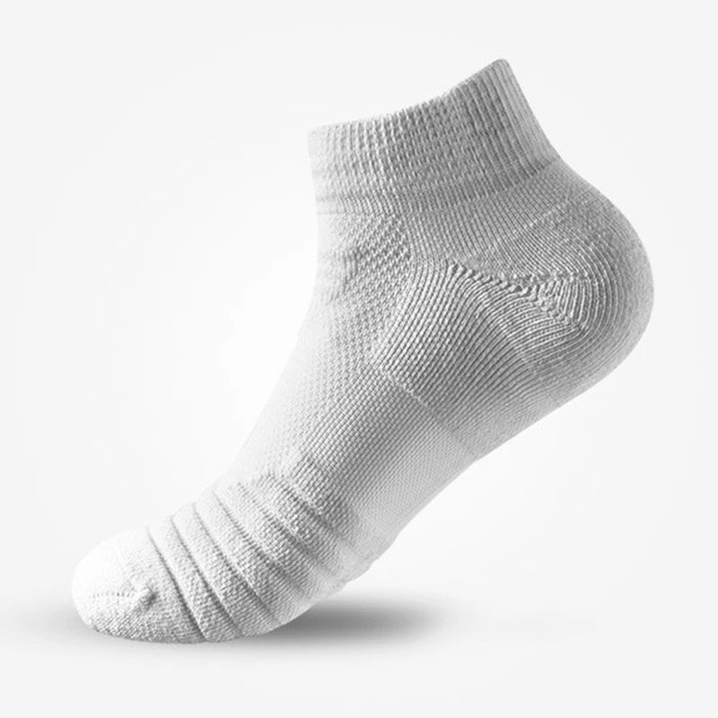 Polyester Elastane Mens Athletic Sports Socks 10 Pairs