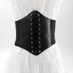 Synthetic Leather Waist Cincher Corset Belt