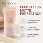 Liquid Matte Foundation Natural Waterproof Coverage Face Makeup