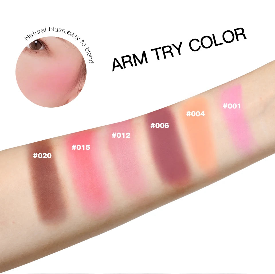 Embossed Matte Powder Blush Palette