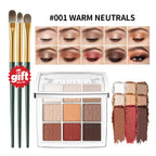 9 Color Powder Eyeshadow Palette with Makeup Brush