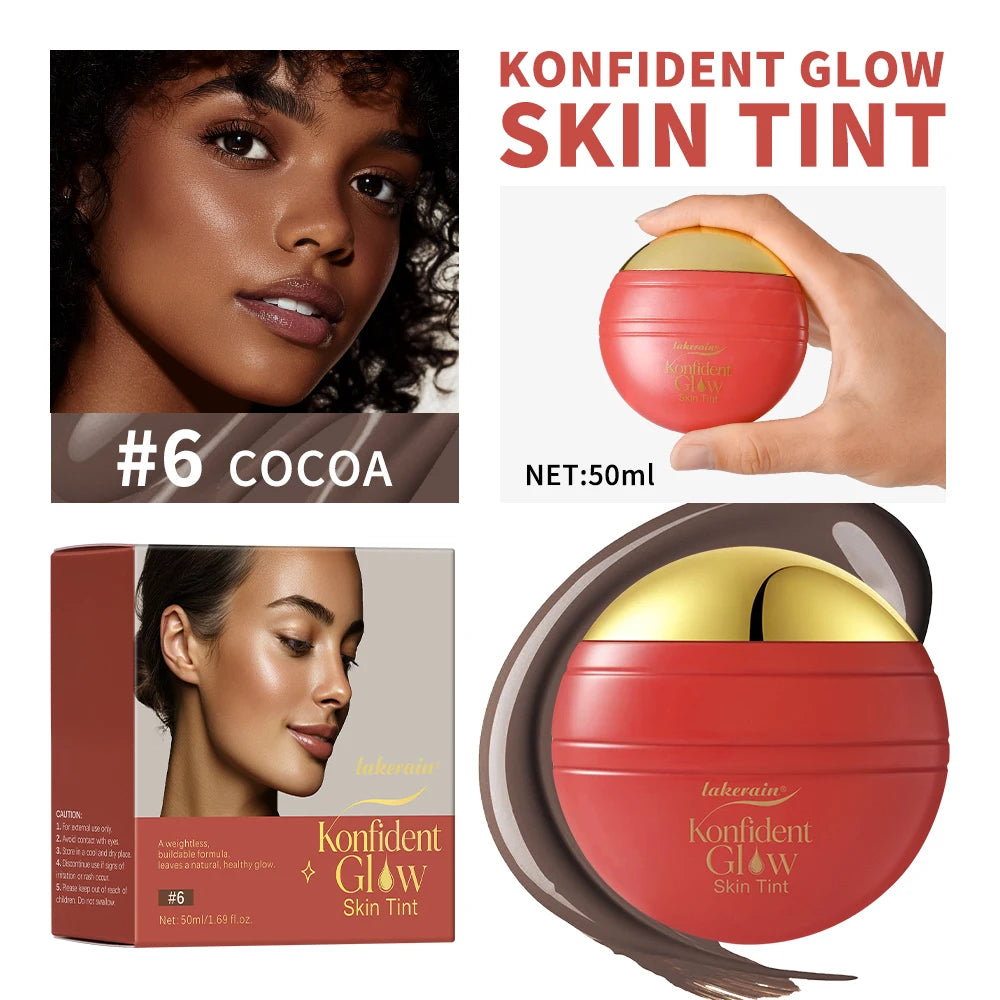 Liquid Skin Tint Foundation Radiant Coverage Makeup - 21