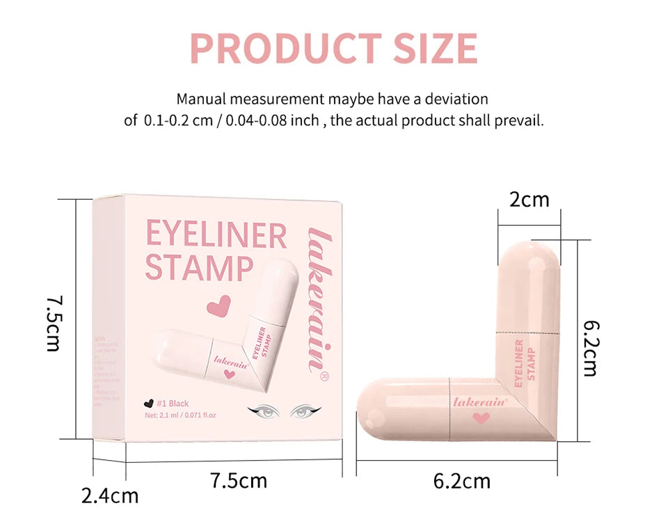 Liquid Eyeliner Stamp Waterproof Winged Eye Makeup Pen