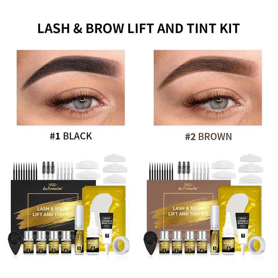 Professional Eyelash and Eyebrow Lifting and Tinting Kit