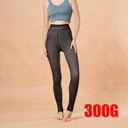 Fleece Lined Nylon Elastane Winter Tights