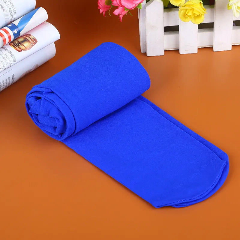 Seamless Nylon Polyester Candy Color Elastic Tights
