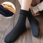 Polyester Fleece Lined Winter Socks
