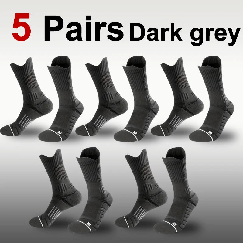 Nylon Elastane Men Athletic Sport Socks