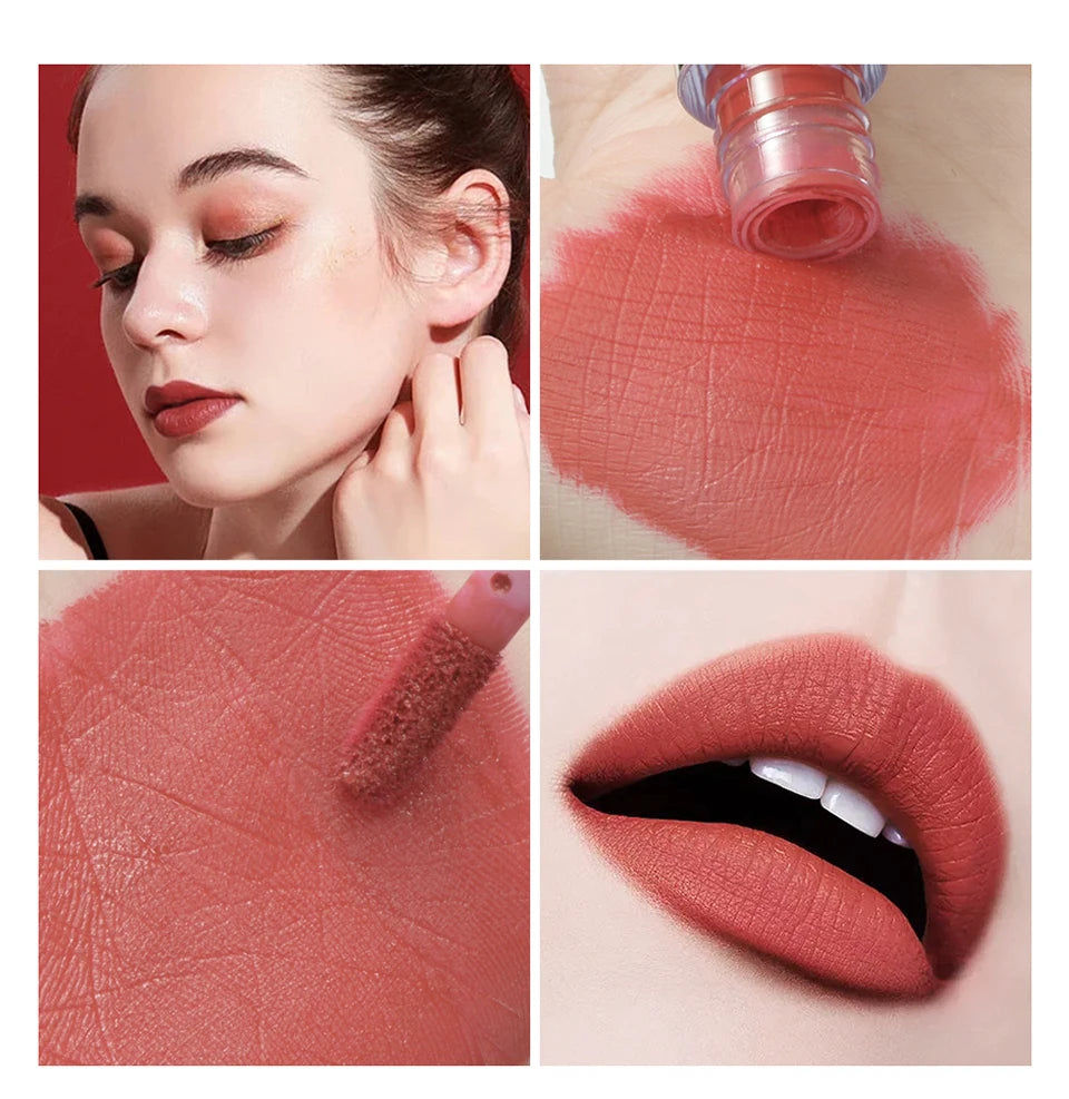 Matte Velvet Liquid Lipstick Waterproof Long Lasting Lip Glaze