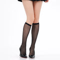 Nylon Mesh Fishnet Knee High Socks