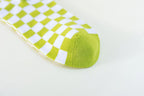 Cotton Blend Plaid Pattern Mid Tube Unisex Socks