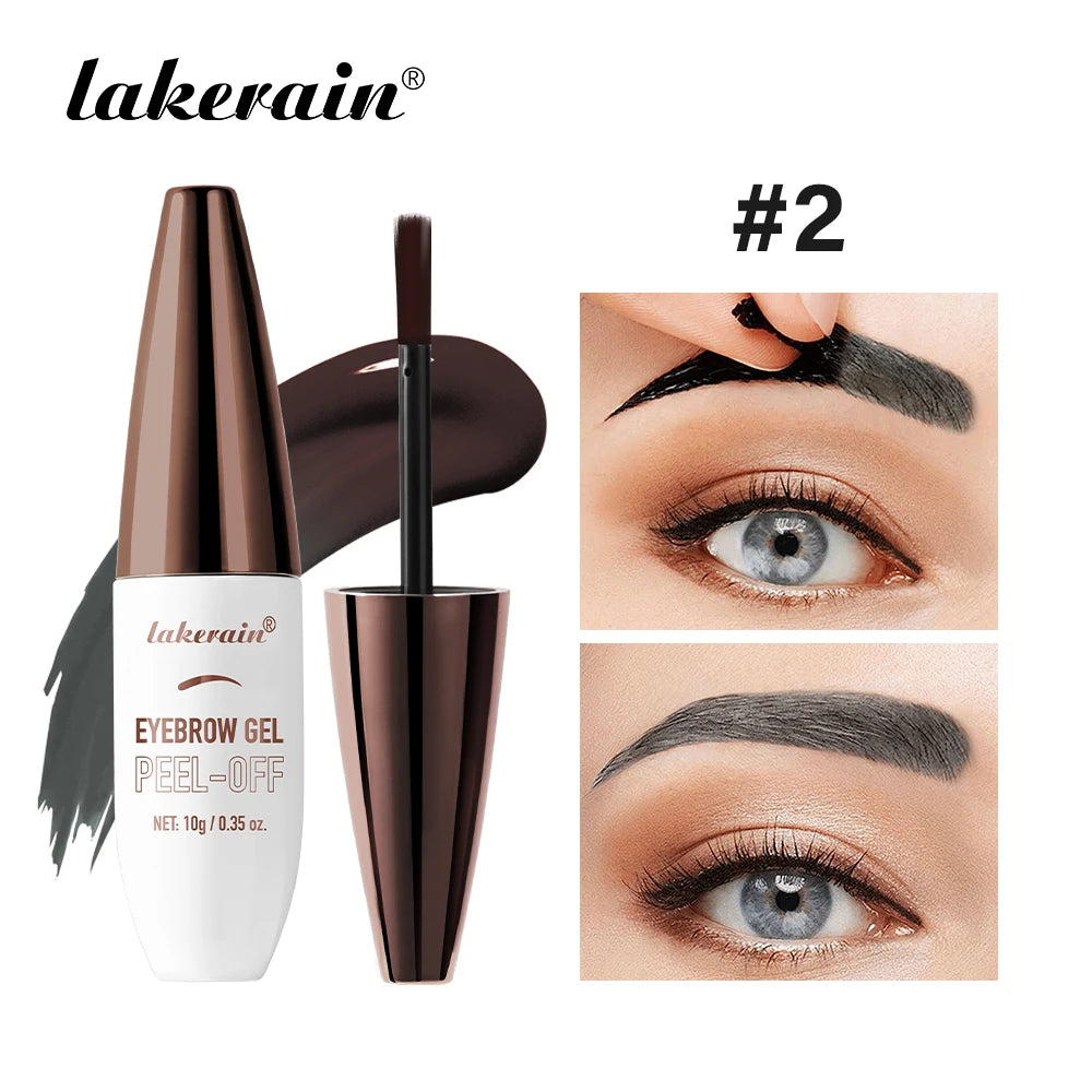 Waterproof Peel Off Eyebrow Tint Liquid Dyeing Cream