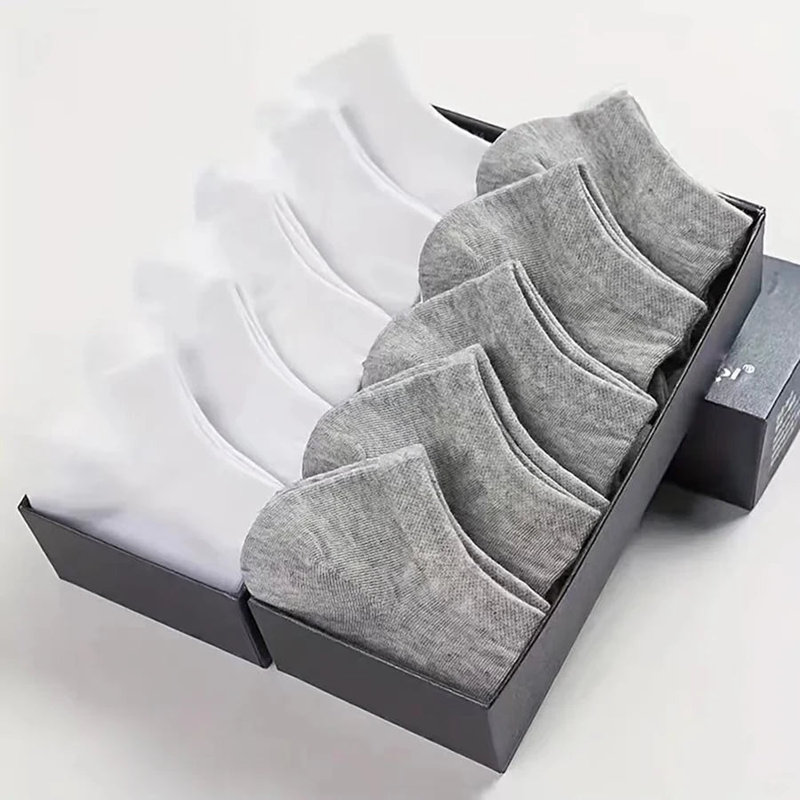 Mens Polyester Elastane Breathable No Show Ankle Socks - 16