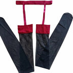 Nylon Spandex Suspender Stockings Women Knee High Socks